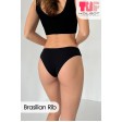 Цветные бесшовные трусики в рубчик Brasilian Rib TOP-Kolgot ™
