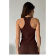 Бесшовная спортивная майка в "рубчик" Canotta Rib TOP-Kolgot ™
