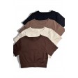 Безшовна жіноча вкорочена футболка в рубчик Crop T-Shirt Rib Luxe