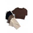 Женская бесшовная укороченная футболка в рубчик Crop T-Shirt Rib Luxe