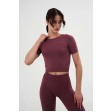 Женская бесшовная укороченная футболка Crop T-Shirt TOP-Kolgot ™
