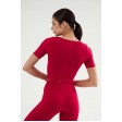 Женская бесшовная укороченная футболка Crop T-Shirt TOP-Kolgot ™