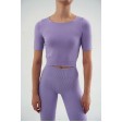 Женская бесшовная укороченная футболка Crop T-Shirt TOP-Kolgot ™