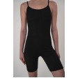 Бесшовный комбинезон на тонких бретельках Jumpsuit model 1 TOP-Kolgot ™ в рубчик