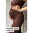 Гладкие леггинсы для беременных с эффектом пуш-ап Leggings Mama Push-Up
