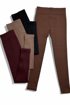 Жіночі безшовні легінси в рубчик Leggings Rib Plus Size