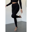 Бесшовные леггинсы со штрипками в мелкий рубчик Leggings Straps Rib Light