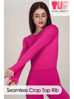 Женская бесшовная кофта-топ в рубчик Crop Top Rib TOP-Kolgot ™