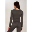 Женская бесшовная кофта-топ в рубчик Crop Top Rib TOP-Kolgot ™