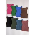Безшовна майка-топ у "рубчик" High Neck Crop Top TOP-Kolgot ™