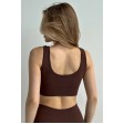 Бесшовный топ на широких бретелях в мелкий рубчик Top Basic Rib Light TOP-Kolgot ™