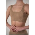 Бесшовный топ на широких бретелях в рубчик Top Basic Rib TOP-Kolgot ™