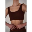 Бесшовный топ на широких бретелях в рубчик Top Basic Rib TOP-Kolgot ™