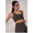 Бесшовный топ на широких бретелях в рубчик Top Basic Rib TOP-Kolgot ™