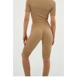 Женские бесшовные треки-велосипедки Tracks Rib Push-Up TOP-Kolgot ™